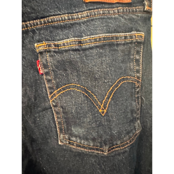 Levi's 505 Regular Fit Straight Leg Jeans 14W - Picture 3 of 13